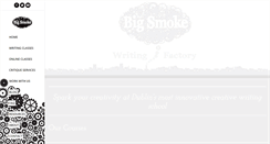 Desktop Screenshot of bigsmokewritingfactory.com