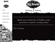 Tablet Screenshot of bigsmokewritingfactory.com